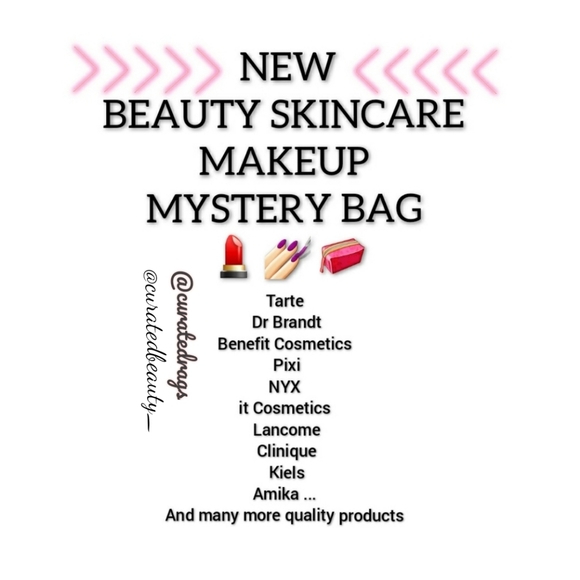 NEW MYSTERY BEAUTY SKINCARE MAKEUP GRAB BAG 5 PIECE MYSTERY BOX - Picture 1 of 1